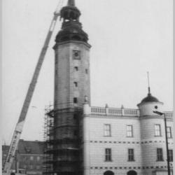 Remont wieży ratuszowej - Sulechów